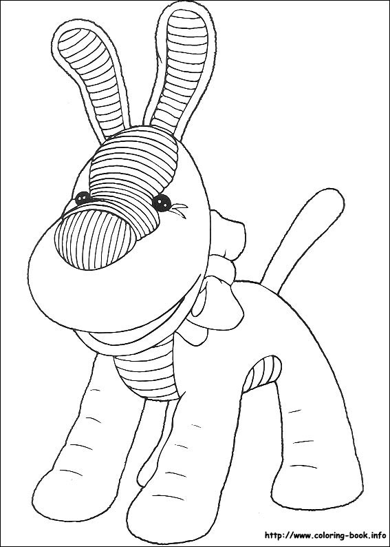 Andy Pandy coloring picture